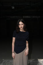 Seraphina Asymmetric Draped Top