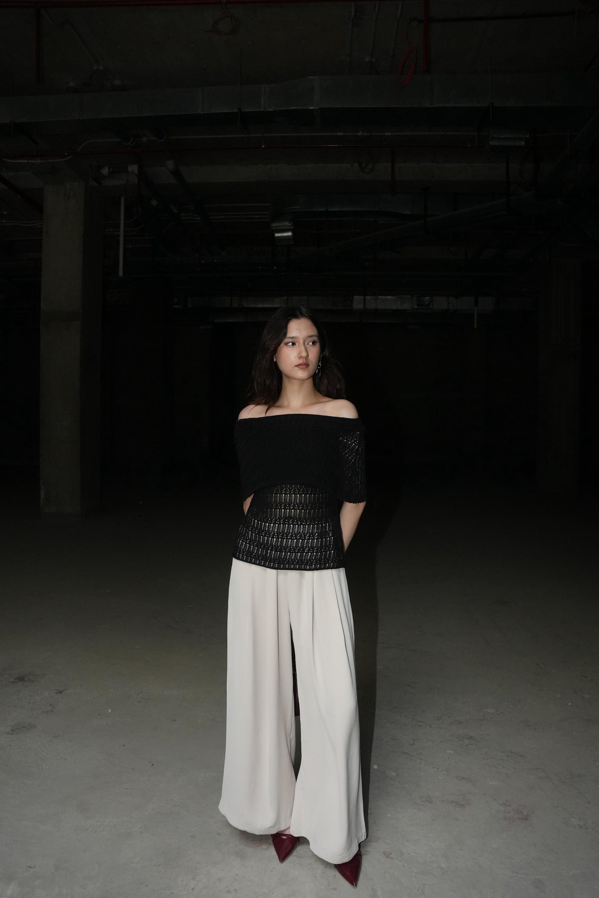 The Bardot Crochet Harmony Tops