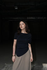 Seraphina Asymmetric Draped Top