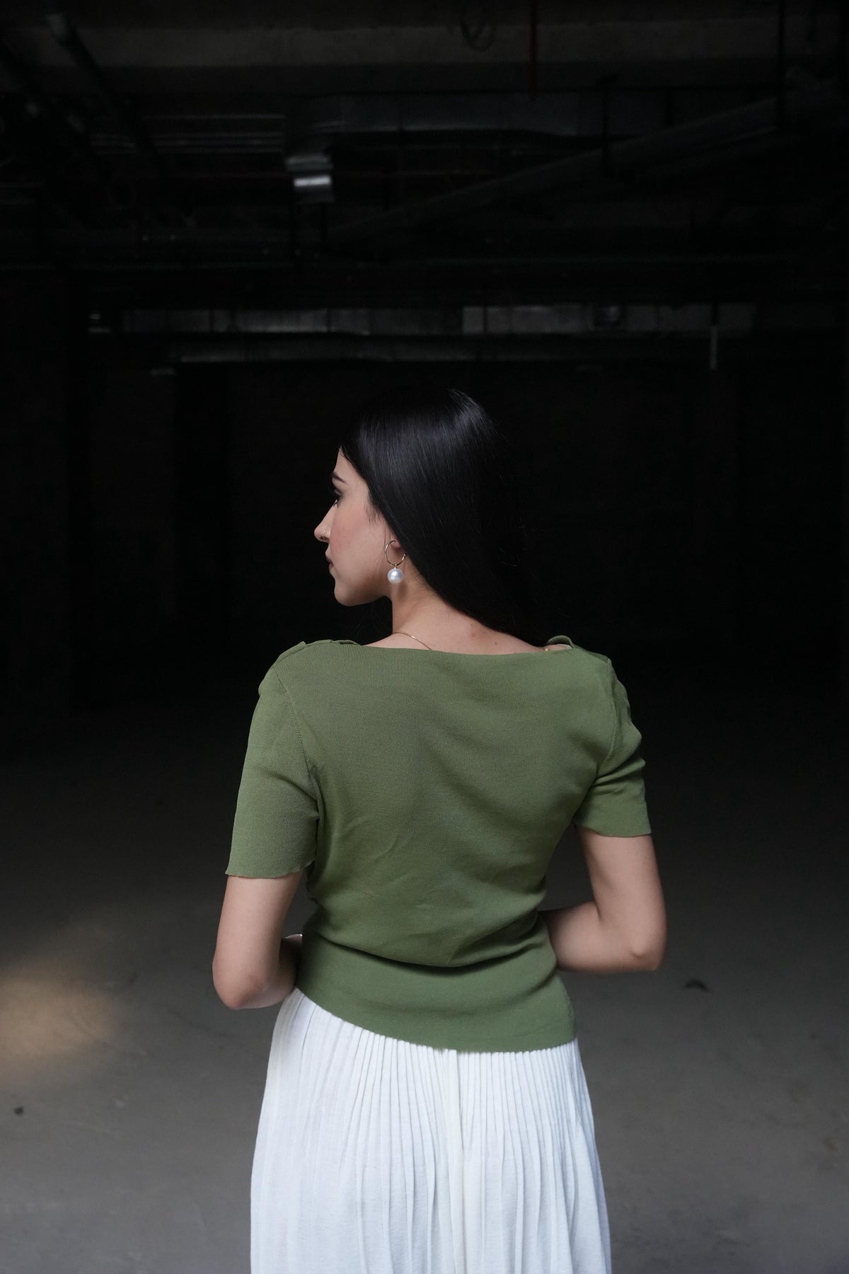 Seraphina Asymmetric Draped Top