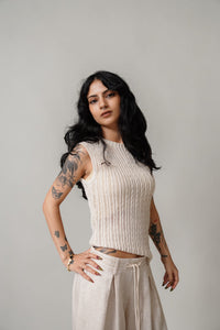 Drawstring Wide-Leg Lounge Trousers