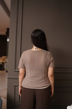 Earthy Elegance: Textured Knit Cardigan