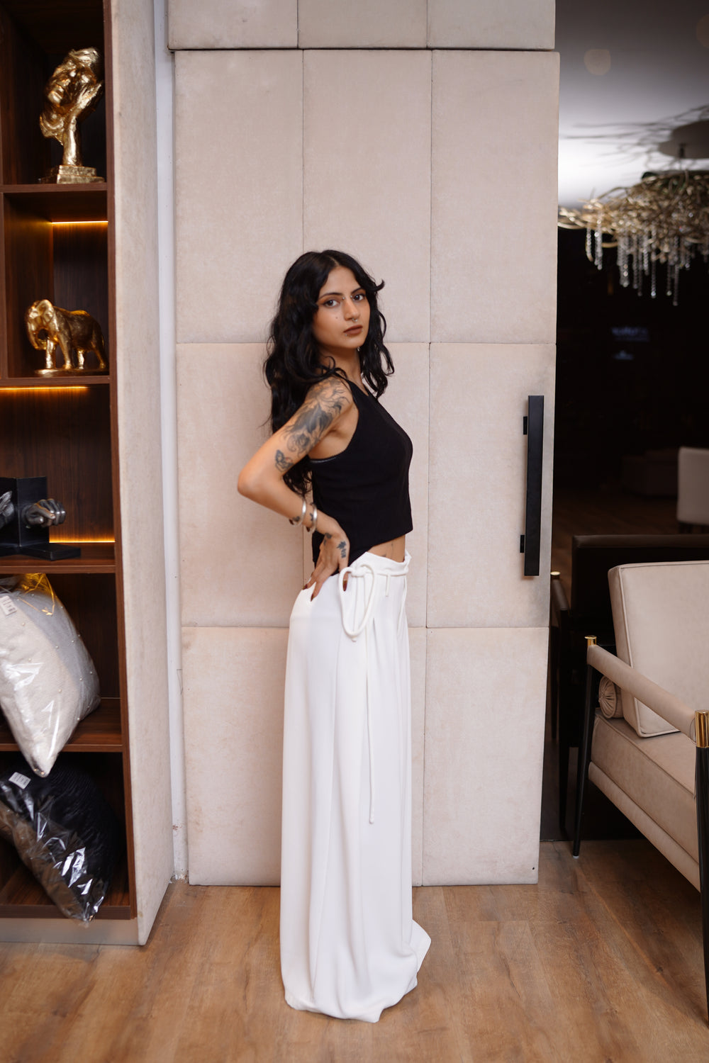 Minimalist Monochrome: Chic Black & White Ensemble