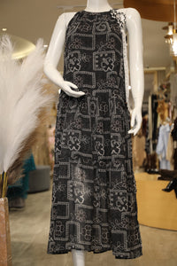 Patterned Sleeveless Dress