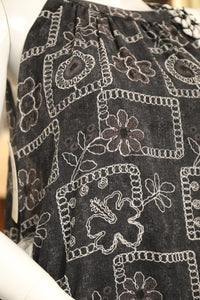 Patterned Sleeveless Dress