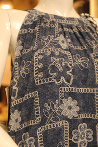 Patterned Sleeveless Dress