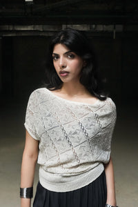 Off-the-Shoulder Crochet Top