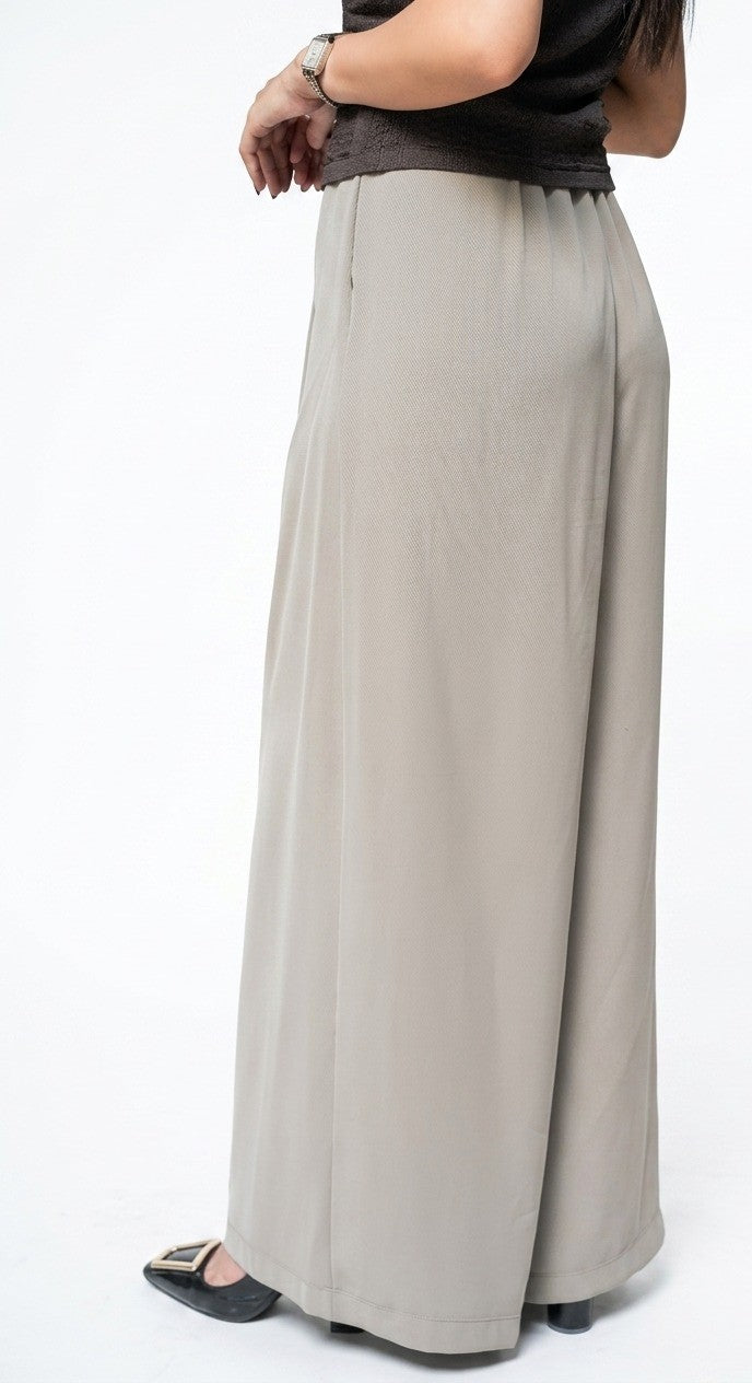 Sienna Pointelle Knit Polo & Flowy Maxi Skirt Set