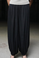 Women's Black Balloon Bottom