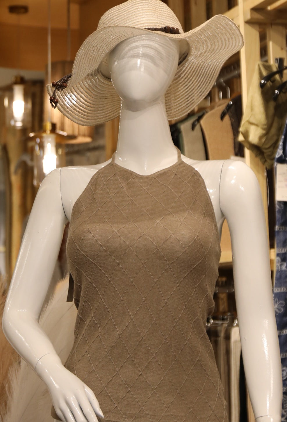 Aria Argyle Tank Top