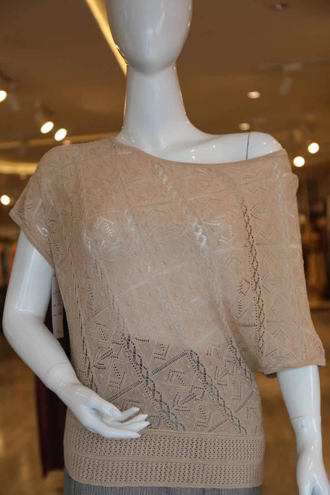 Off-the-Shoulder Crochet Top