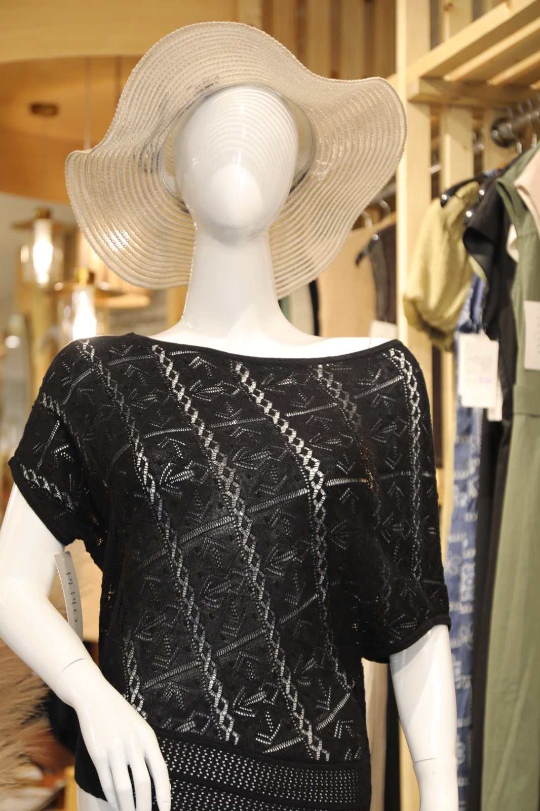 Off-the-Shoulder Crochet Top