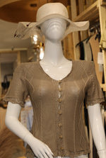 Earthy Elegance: Textured Knit Cardigan