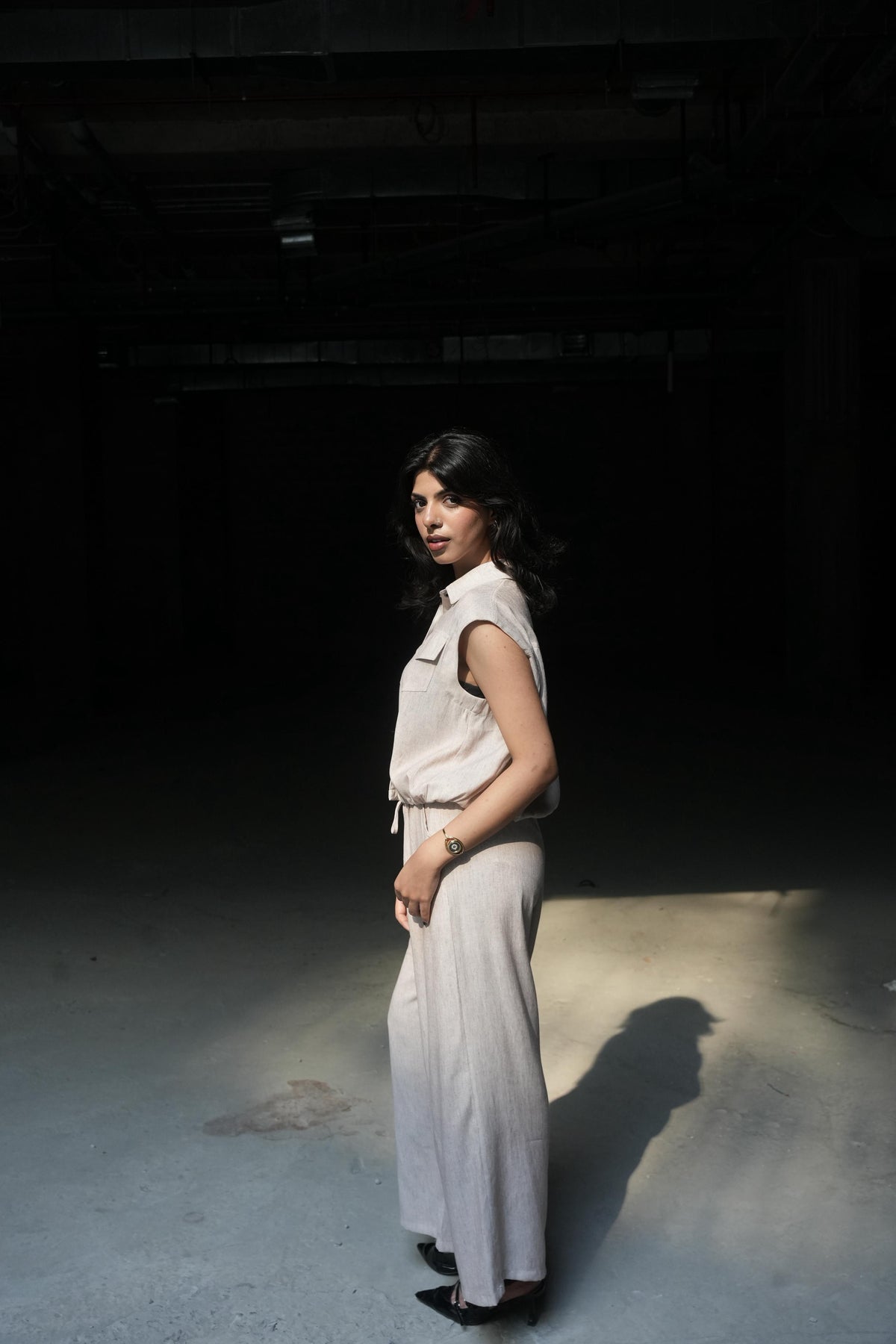 Aria Minimalist Linen Co-Ord Set