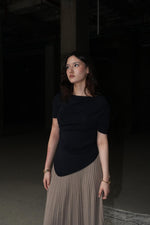 Seraphina Asymmetric Draped Top