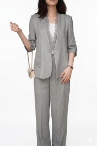 Evelyn Tailored Blazer and Wide