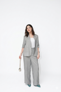 Evelyn Tailored Blazer and Wide