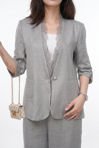 Evelyn Tailored Blazer and Wide